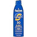 Coppertone Sport Sunscreen Spray SPF 30, Water Resistant Spray Sunscreen for Body, 5.5 Oz (Packaging May Vary) Beauty & Personal Care Coppertone