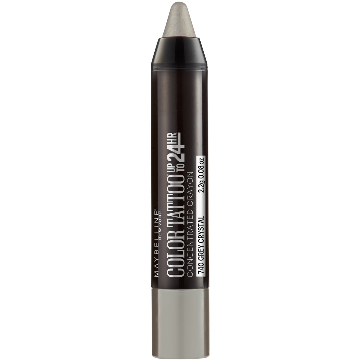 Maybelline New York Eyestudio ColorTattoo Concentrated Crayon,740 Grey Crystal, 0.08 oz.