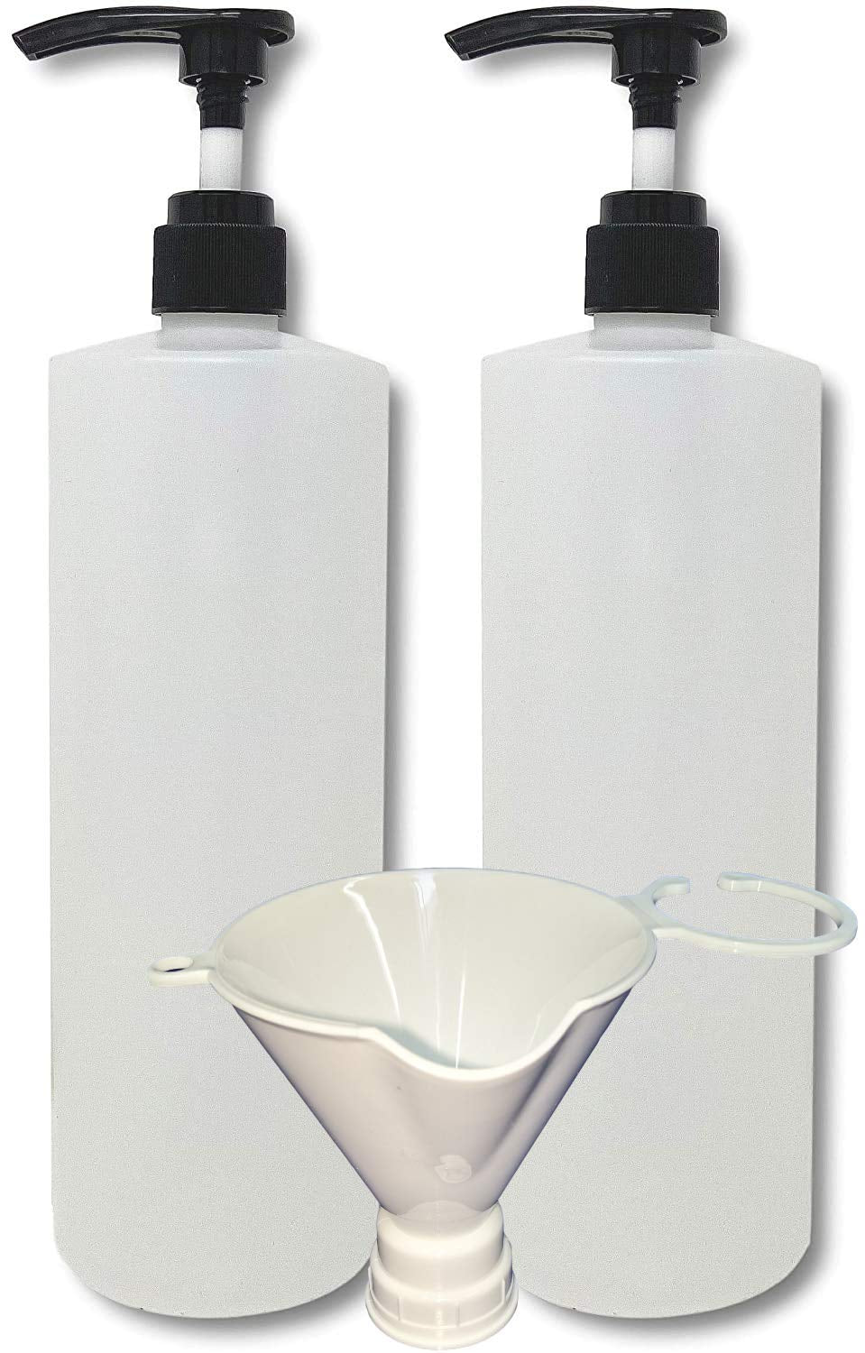 32oz (1 quart) Refillable Empty Pump Bottle Soap Dispensers for Hand Soap, Shampoo, Shower Gel, Body Wash and Lotion, BPA-Free HDPE Plastic Beauty & Personal Care Earth's Essentials