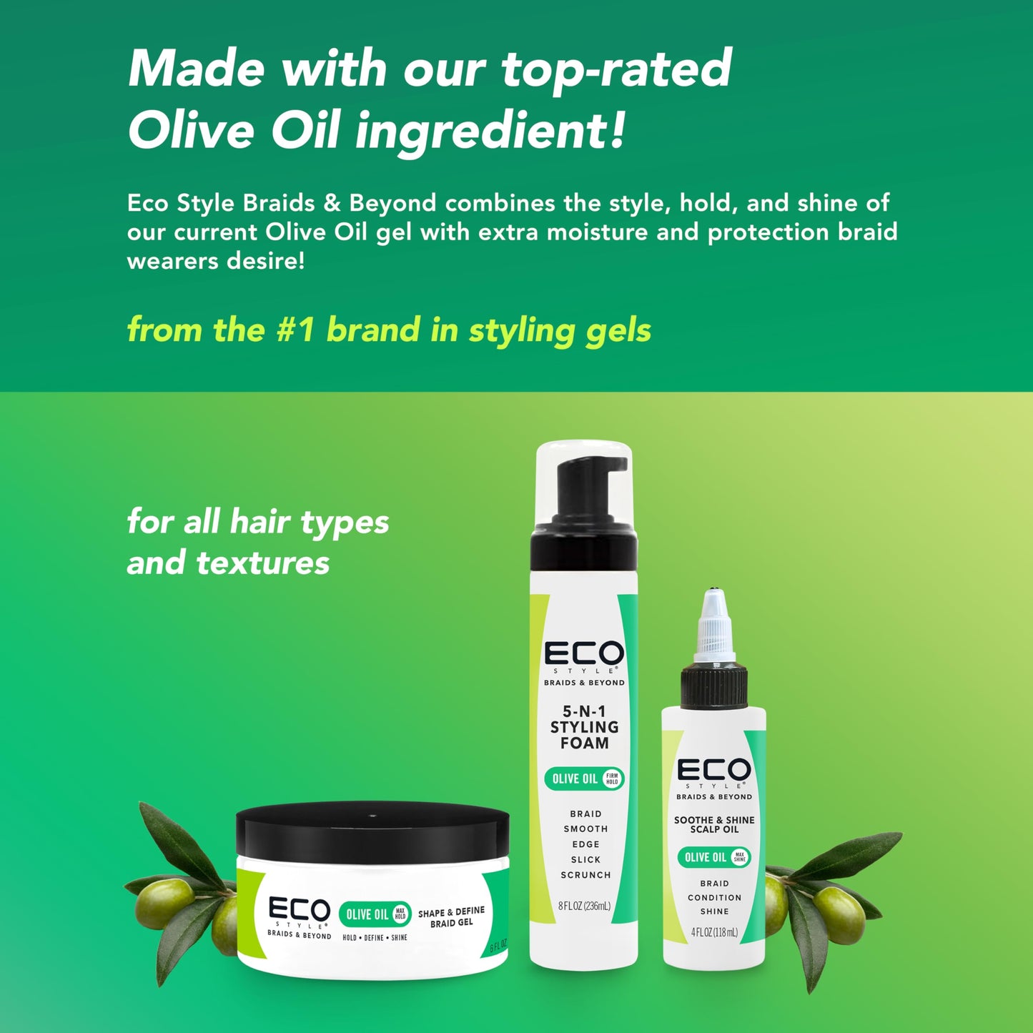 Eco Style Braids & Beyond Sooth & Shine Scalp Oil Beauty & Personal Care Eco Style