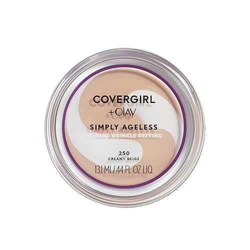 CoverGirl & Olay Simply Ageless Foundation, Creamy Beige 250, 0.40-Ounce Package Beauty & Personal Care COVERGIRL