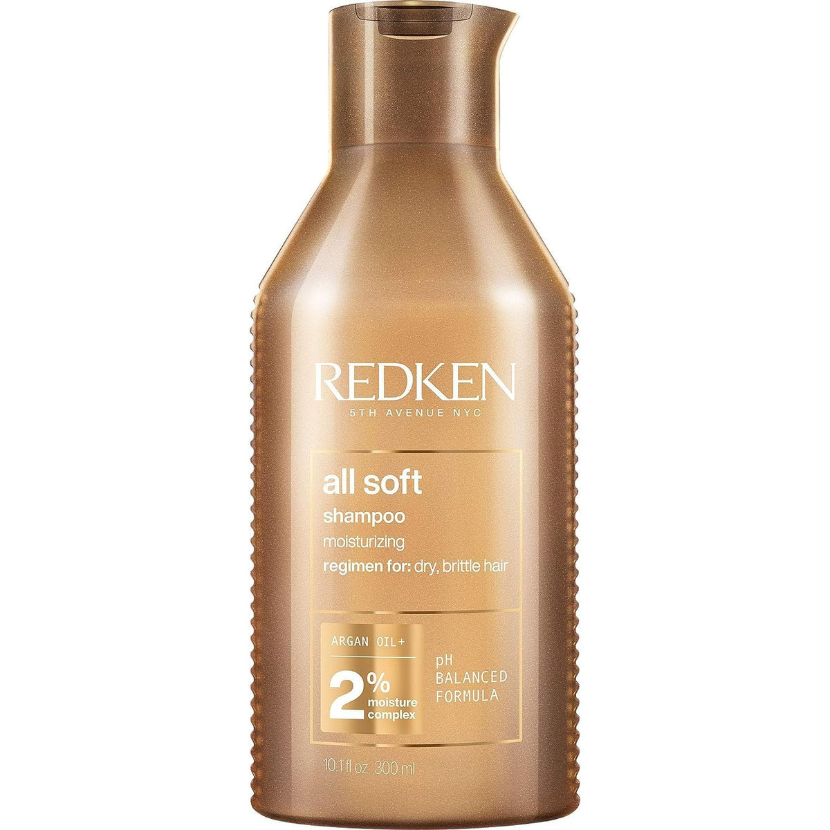Redken All Soft Shampoo - For Dry, Brittle Hair, 16.9 Fl Oz