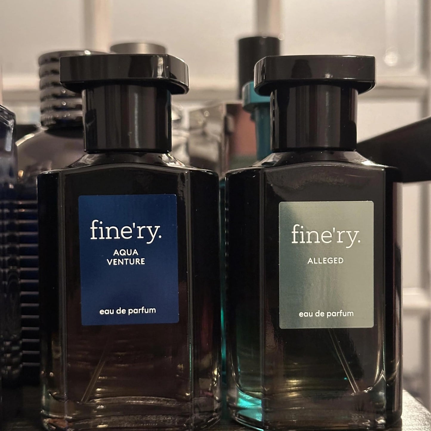 Fine'ry Aqua Venture Men's Eau de Parfum | Fresh Aquatic Cologne for Men | Juniper, Sea Salt & Green Moss | Long-Lasting, Clean, Vegan | 2oz Beauty & Personal Care Fine'ry