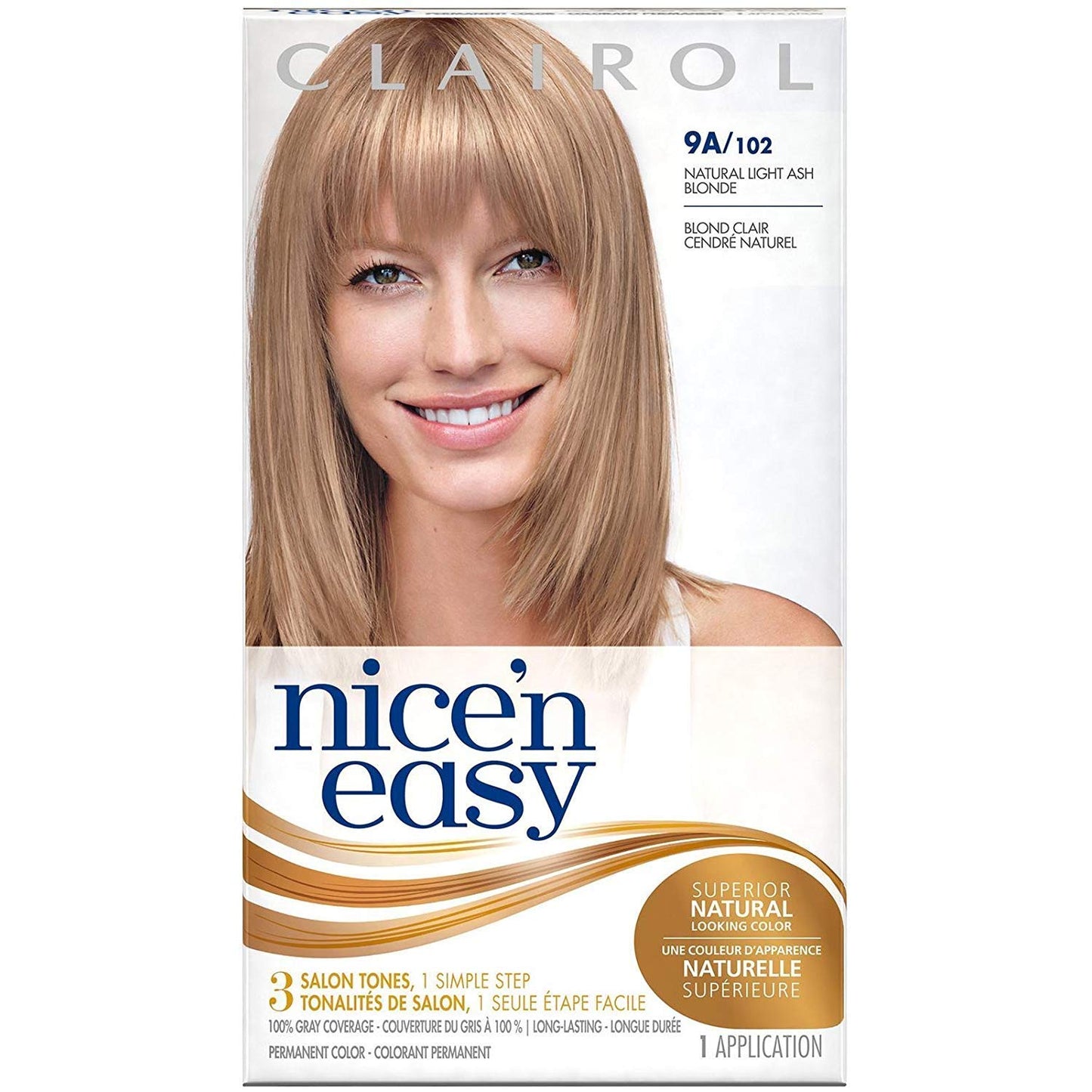 Clairol Nice 'n Easy Permanent Color, Natural Light Ash Blonde 1 ea Beauty & Personal Care Clairol