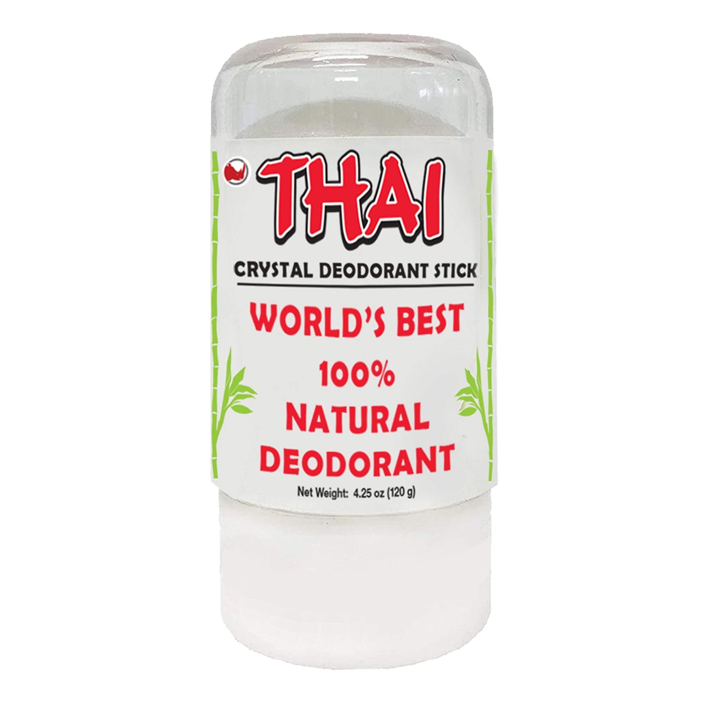 Thai Crystal Deodorant Stone Natural Unscented Deo Stick (4.25 Oz) Salt Deodorant for Women Men & Teens Beauty and Personal Care Thai Deodorant Stone
