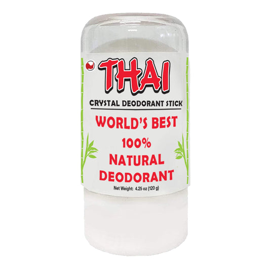 Thai Crystal Deodorant Stone Natural Unscented Deo Stick (4.25 Oz) Salt Deodorant for Women Men & Teens Beauty and Personal Care Thai Deodorant Stone