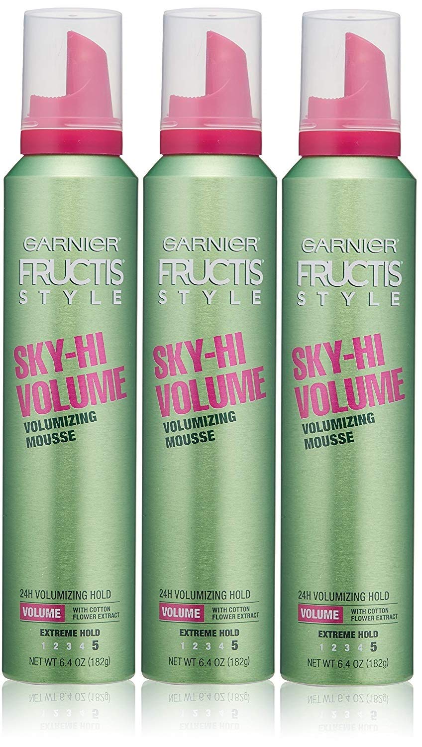 Garnier Fructis Style Sky-Hi Volume Mousse 6.4 Ounce (Extreme) (189ml) (3 Pack) Beauty & Personal Care Garnier