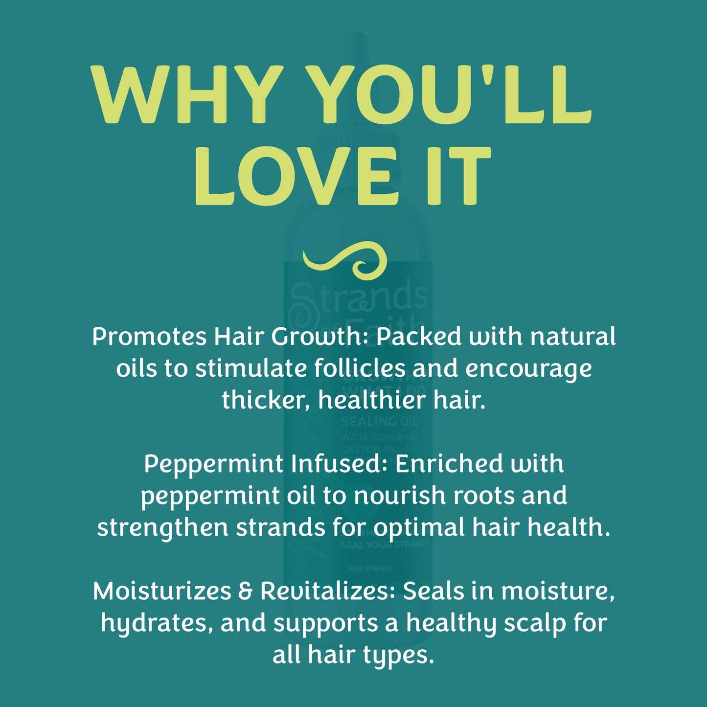 Strands of Faith Natural Stimulating Sealing Oil with Peppermint Essential Oil | Hydrates, Moisturizes and Revitalizes to Healthy Hair Beauty & Personal Care Strands of Faith