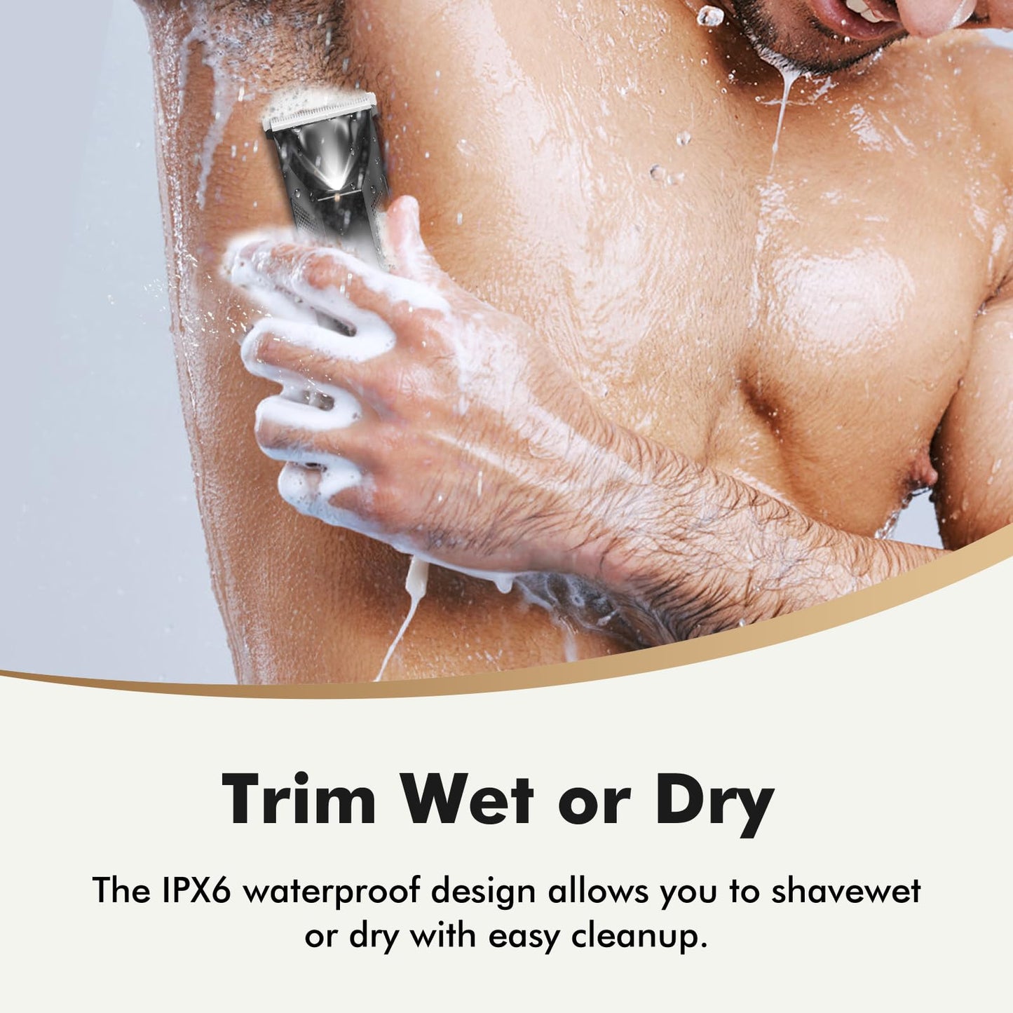 Sweker Body Hair Trimmer for Men, Manscape Ball Trimmer, 2-in-1 Body Pubic Hair Groomer and Groin Hair Shaver -Dual-Head Electric Razor for Men Beauty and Personal Care Sweker