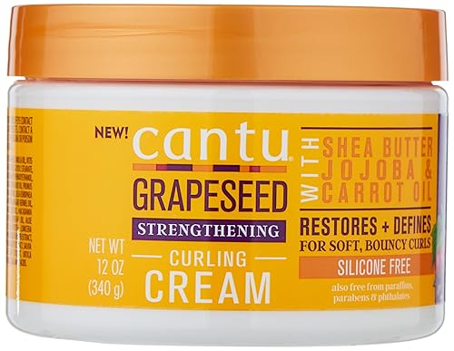 Cantu Grapeseed Strengthening Curl Cream, 12 oz Beauty & Personal Care Cantu