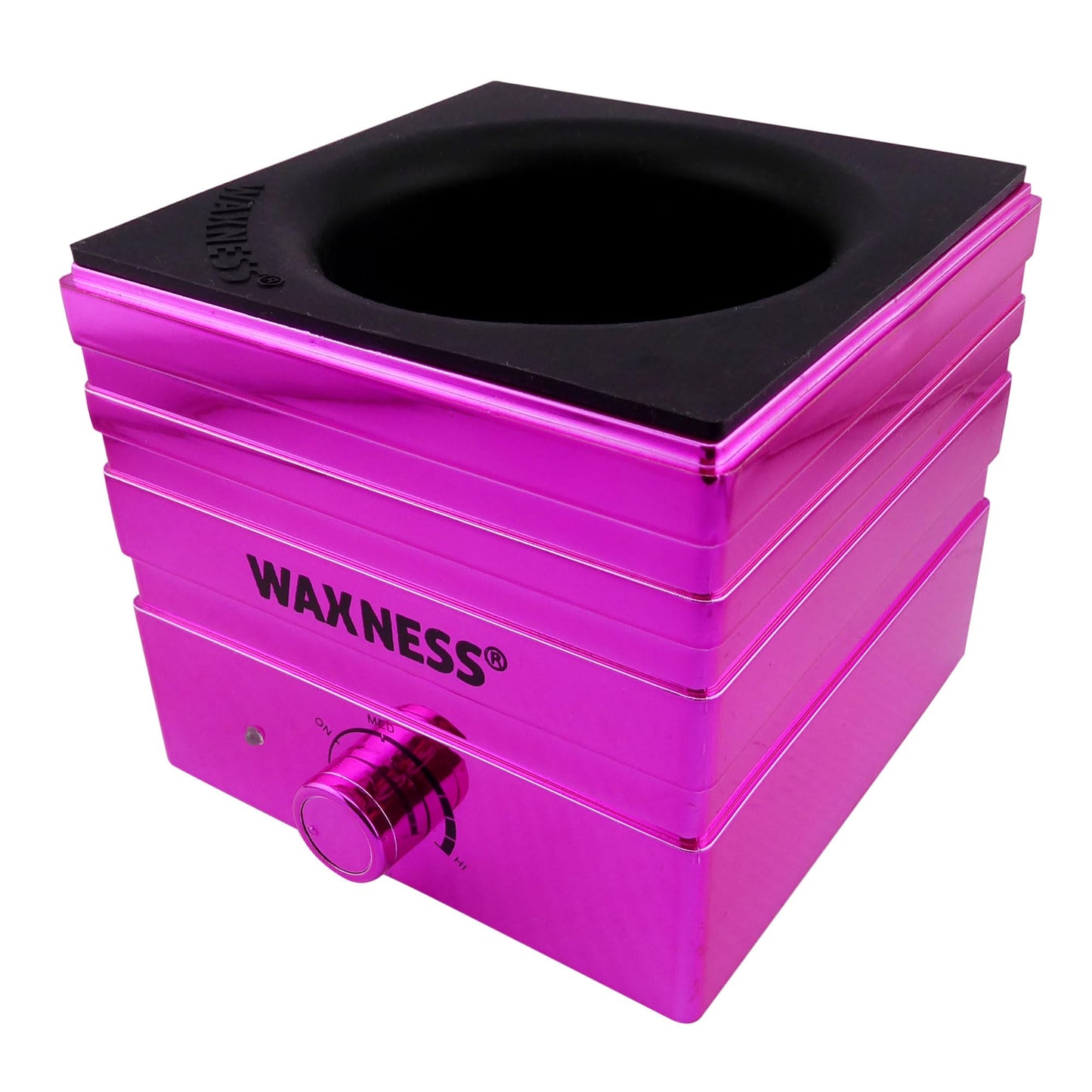 Waxness Mini W-CUBE Wax Heater - Fucsia, Fits 5 oz Tins, Includes Silicone Insert, Compact Wax Warmer for Precision Use Beauty and Personal Care Waxness