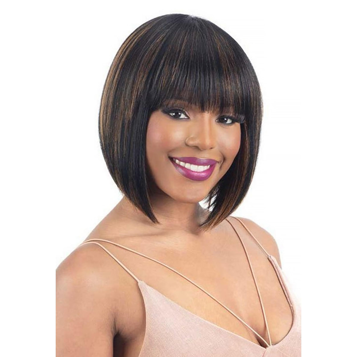 Free Tress Shake N Go Legacy Human Hair Blend Wig Victoria (HI-BLONDE)