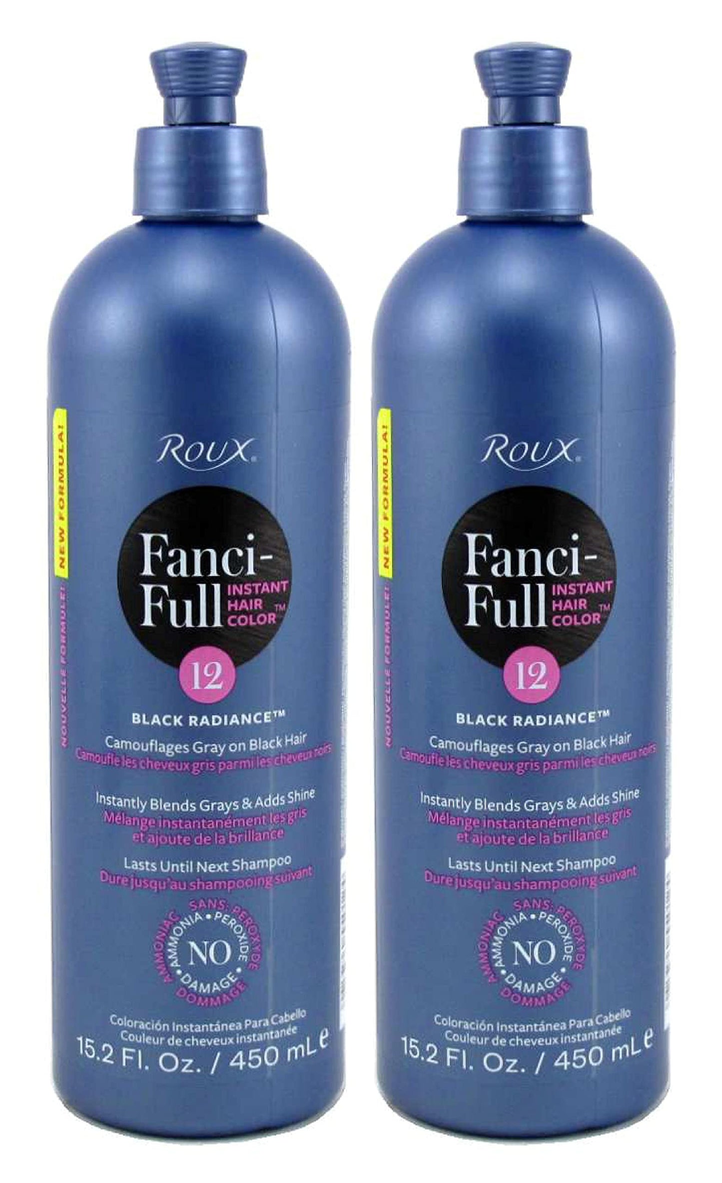 Roux Fanci-Full Rinse Instant Hair Color - 12 Black Radiance Hair Color Unisex 15.2 oz Beauty & Personal Care Roux