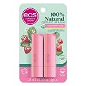 eos 100% Natural & Organic Lip Balm Sticks - Strawberry Sorbet, All-Day Moisture for Sensitive Skin, Dermatologist Recommended, 0.14 oz, 2-Pack Beauty & Personal Care eos