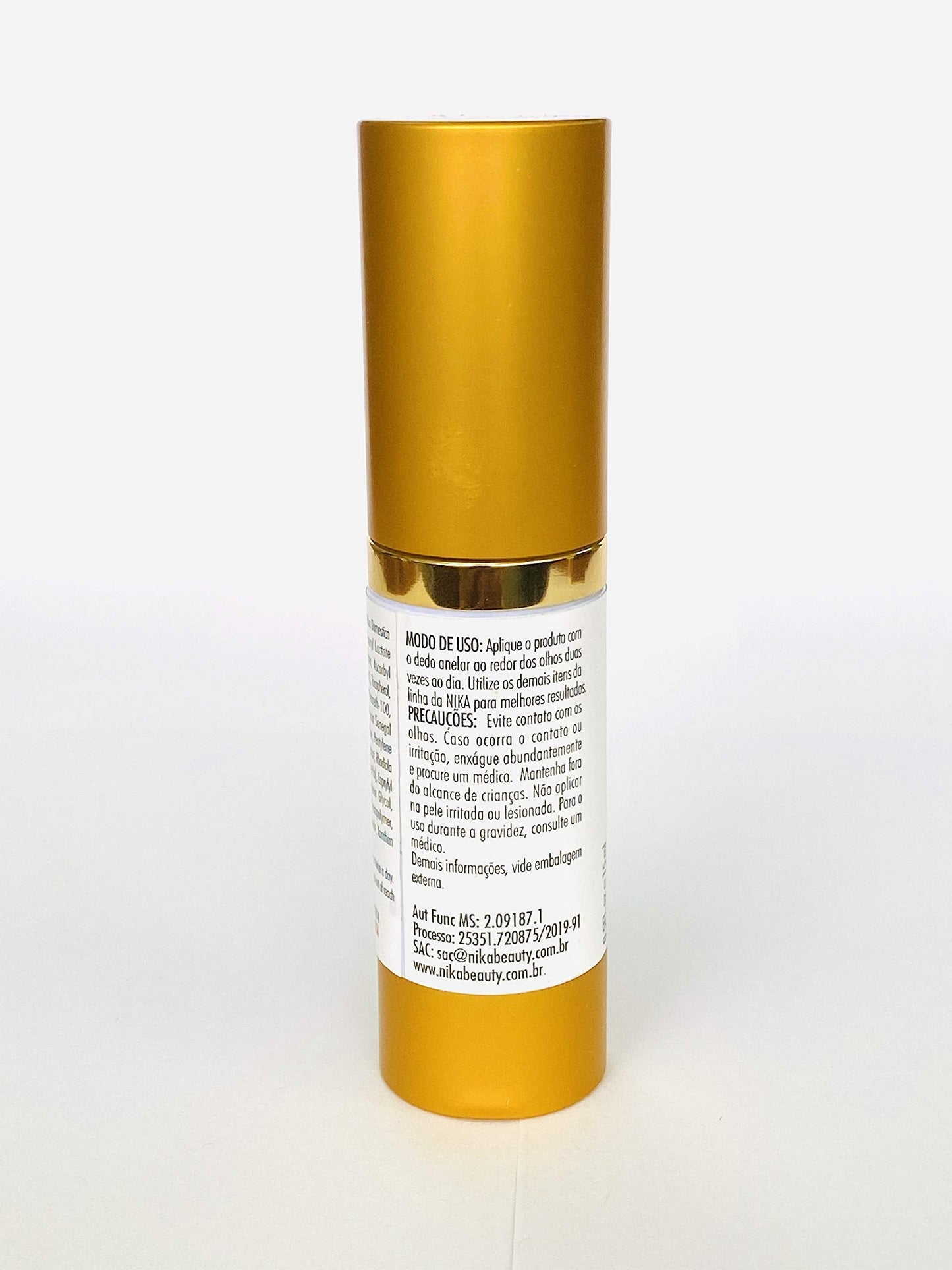 NIKA SKIN CARE Eye Serum - Day & Night Under-Eye Treatment with PhytoCellTec Swiss Apple Stem Cells | Vitamin C, E, Hyaluronic Acid & Caffeine | Beauty & Personal Care NIKA