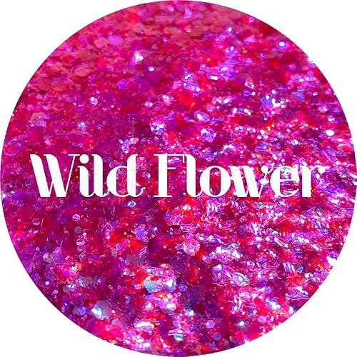 Pink Polyester Glitter | Craft Glitter | Glitter for Arts & Crafts | Tumblers | Cosmetics | Nails | Epoxy Resin Art | Slime | DIY | Body Glitter | 1 Beauty & Personal Care Glitter Heart Co.