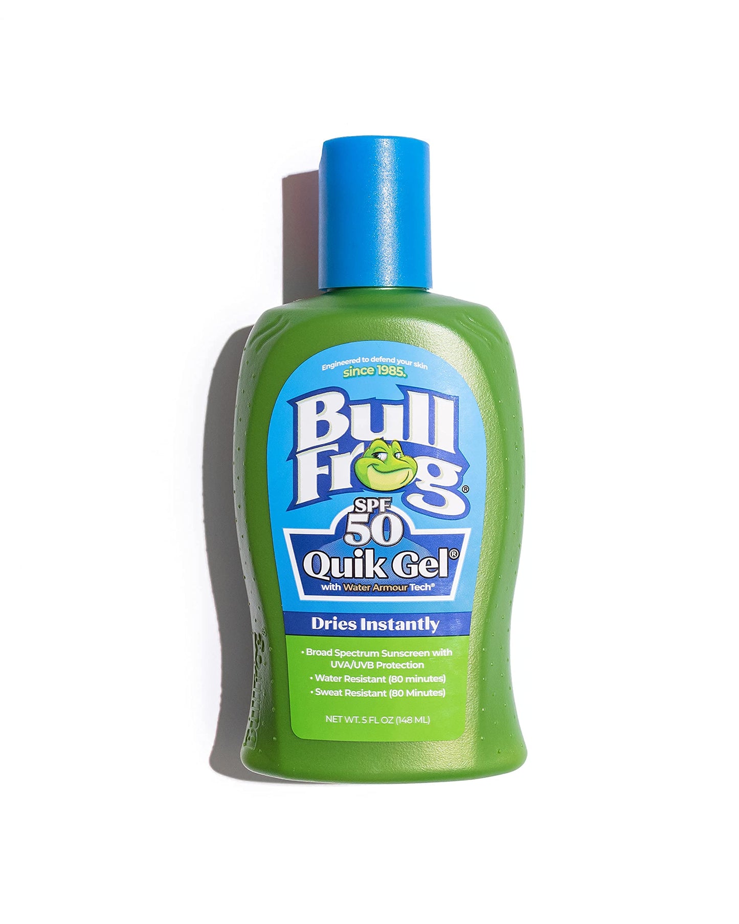 Bullfrog Quik Gel Sunscreen SPF 50 | Oxybenzone & Octinoxate Free | Broad Spectrum Moisturizing UVA/UVB, 5oz… Beauty & Personal Care Bullfrog