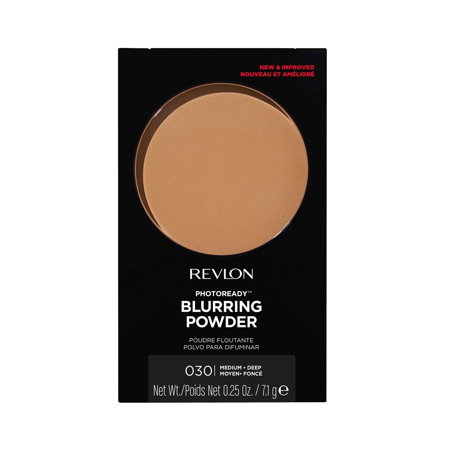 Revlon PhotoReady Blurring Face Powder Makeup, Longwear, Light-Medium Coverage, Stocking Stuffer for Her, Shine & Oil-Free, 030 Medium Deep, 0.25 oz Beauty & Personal Care REVLON