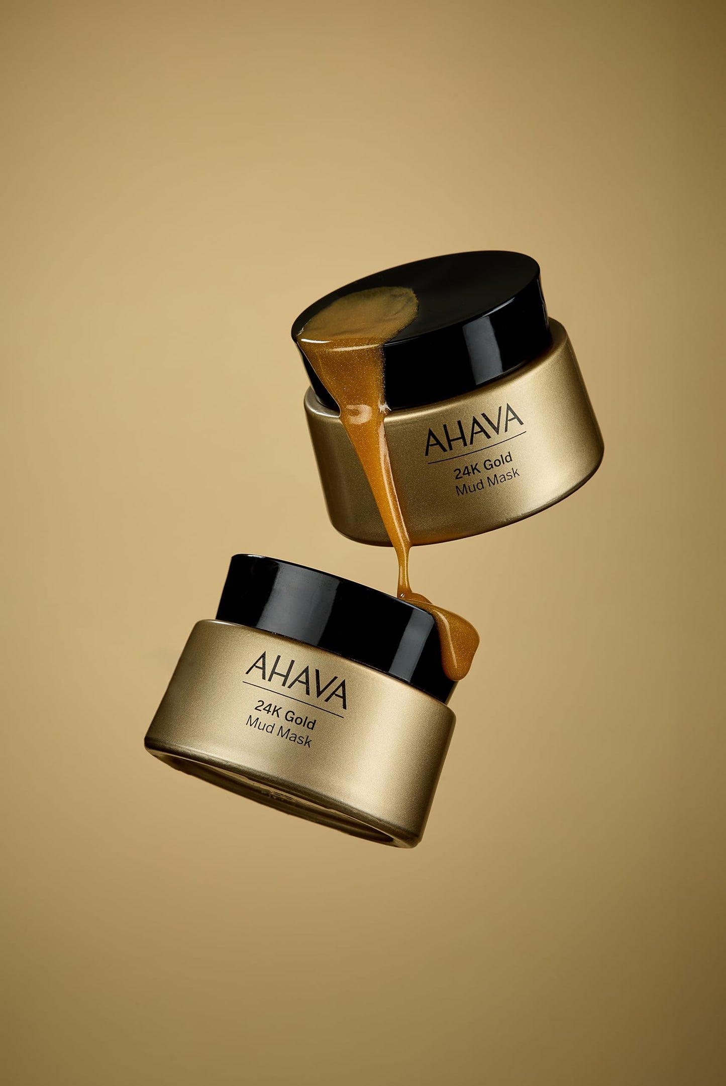 AHAVA 24K Gold Mineral Mud Mask - Luxury Mud Mask for Refined, Luminously Radiant Skin, Smoothes, Firms & Illuminates, includes 24K Gold, Osmoter Beauty & Personal Care AHAVA