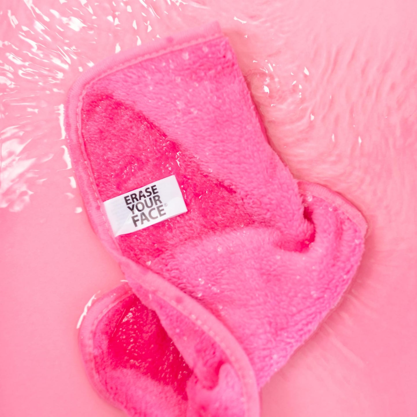 ERASE YOUR FACE Reusable Makeup Remover Cloths - Microfiber Face Towels to Cleanse & Remove Makeup - Water Activated for Sensitive Skin - Pink & Black Beauty & Personal Care ERASE YOUR FACE