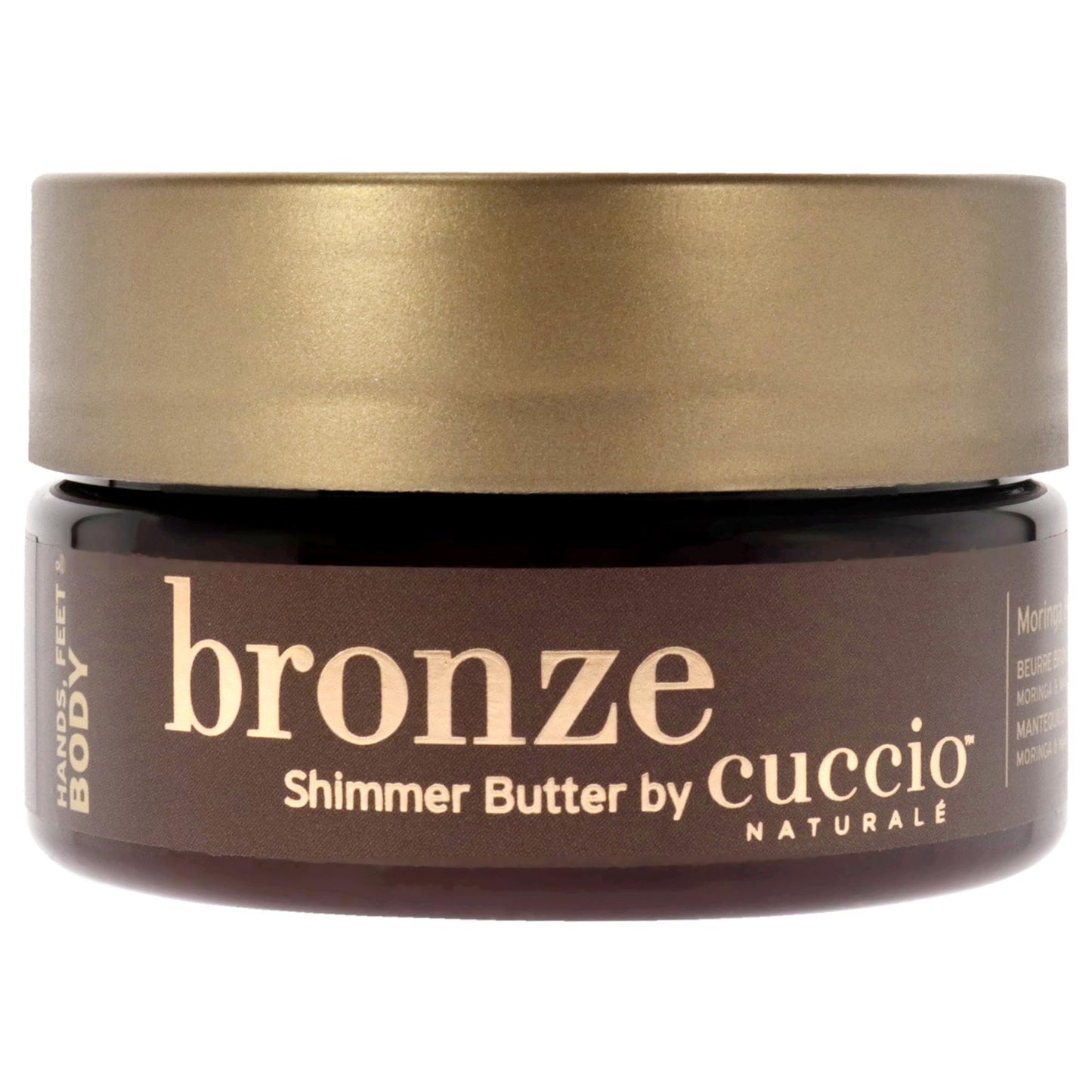 Cuccio Naturale Bronze Shimmer Butter - Hydrates Hands And Feet For Glow And Light Shine - Available In Two Bright And Shiny Shades - Naturally Rich Beauty & Personal Care Cuccio Naturale