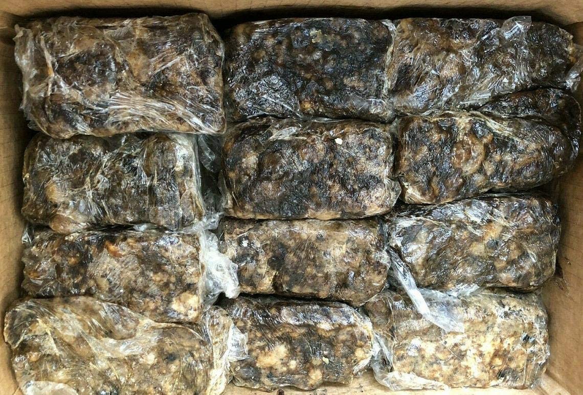 Raw African Black Soap 10 lb. - 100% Pure Natural Organic From Ghana | Body Wash, Face Cleanser, Hair & Soap Bulk Beauty & Personal Care Kyabo