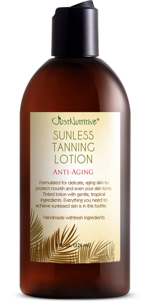 Sunless Tanning Lotion | Anti-Aging Self-Tanner | Body Tanning | Sun Kiss Glow Bronze Finish | Bronzer Lotion For All Skin Types | Just Nutritive | 8 Beauty & Personal Care Just Nutritive