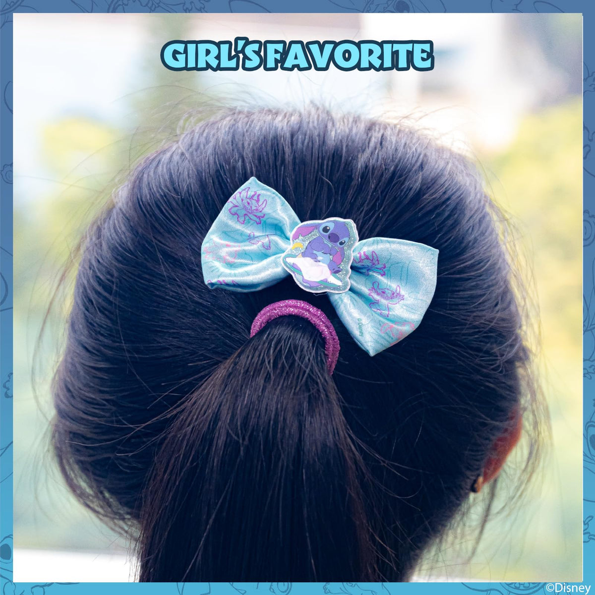 Stitch Mini Bag Hair Accessories Set with Bows, Clips & Hair Ties