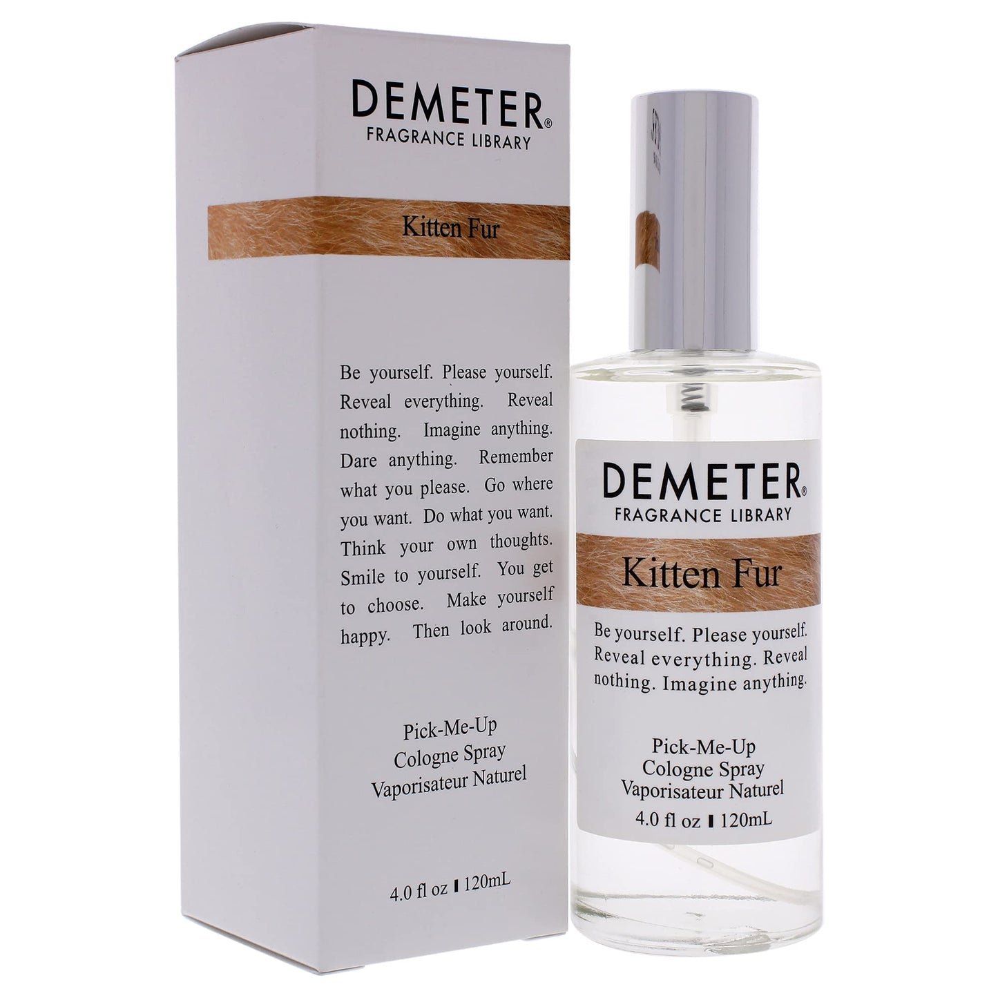 DEMETER Cologne Spray, Kitten Fur, Musk, 4 Fl Oz Beauty & Personal Care DEMETER