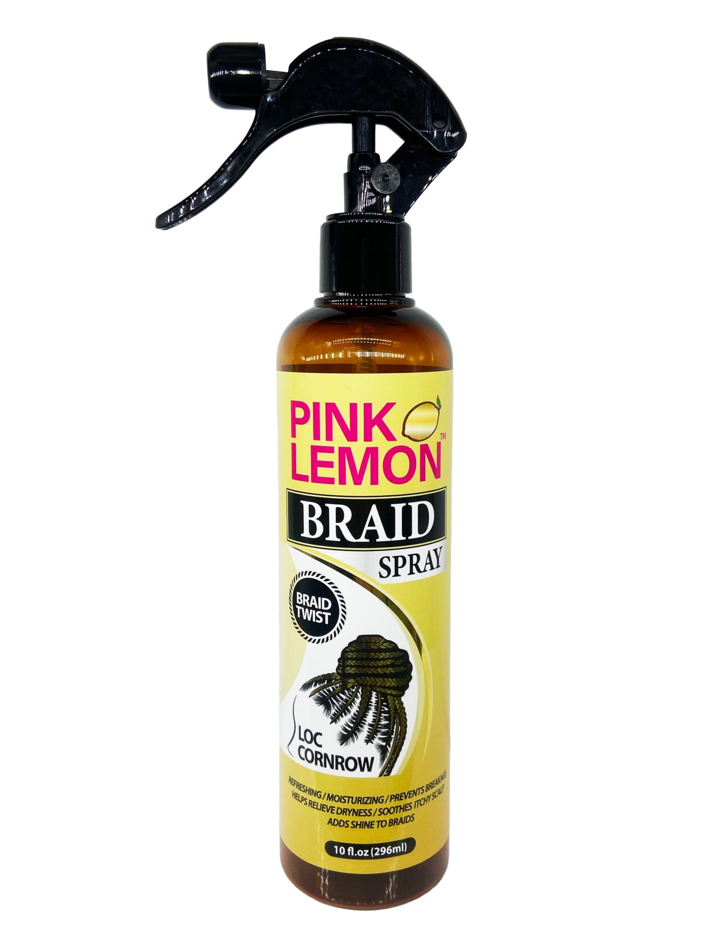 PINK LEMON Braid Spray for Hair, Moisturizing and Refreshing Formula, 10 fl oz Beauty & Personal Care PINK LEMON