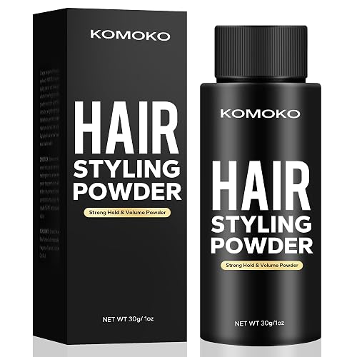 Komoko Hair Styling Powder for Men (0.7 oz) - Instantly Volumizing , Matte Finish Texture, for Strong Hold Natural Look Beauty & Personal Care Komoko