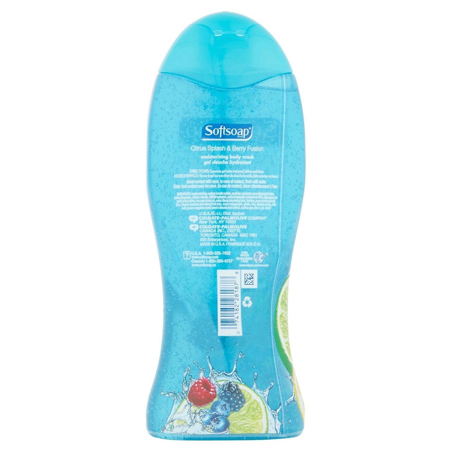 Softsoap Moisturizing Body Wash - Citrus Splash & Berry Fusion - Net Wt. 18 FL OZ (532 mL) Per Bottle - Pack of 3 Bottles Beauty & Personal Care Softsoap