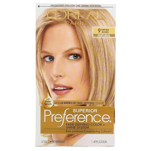 L'Oreal Paris Superior Preference Hair Color, 9 Natural Blonde Beauty & Personal Care L'Oreal Paris