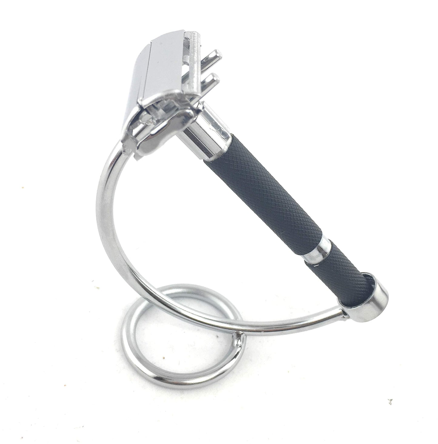 G.B.S Razor Safety Curved Stainless Steel Stand Base and Polished Steel to Protect and Dry Razor, Straight Razor Beauty and Personal Care G.B.S