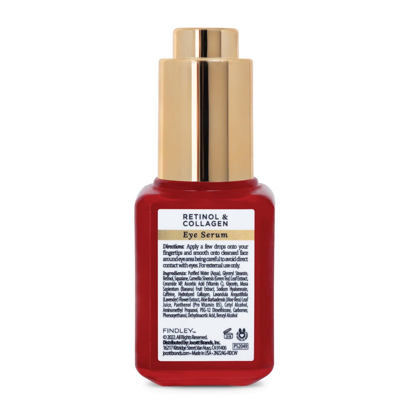 Findley Retinol & Collagen Overnight Eye Serum | Minimize Fine Lines & Soften Crow's Feet | Youthful Glow (1 Fl Oz) Beauty & Personal Care Findley