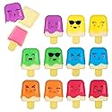 12pc Pucker Pop Novelty Lip Gloss Set - Girls Cosmetics Mini Popsicle Lip Gloss Collection, Lip Gloss for Kids, Safe, Non Toxic Kids Makeup Set Beauty & Personal Care EXPRESSIONS