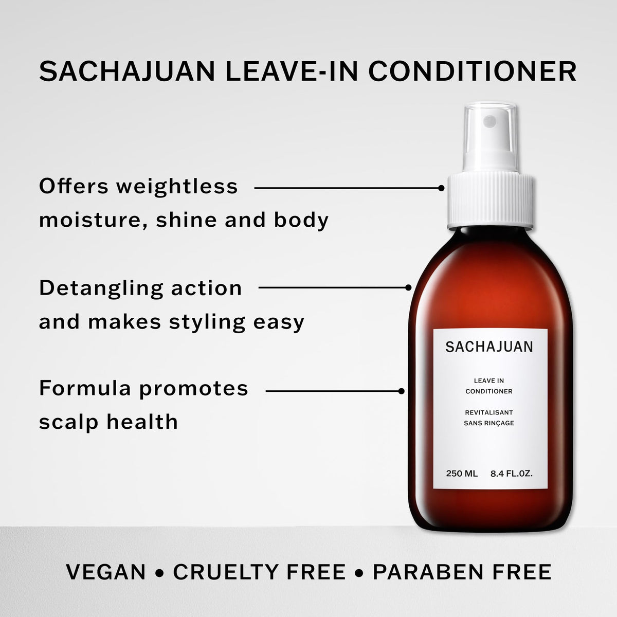 SachaJuan Leave In Conditioner 250 ml 8.4 fl oz Beauty & Personal Care SACHAJUAN