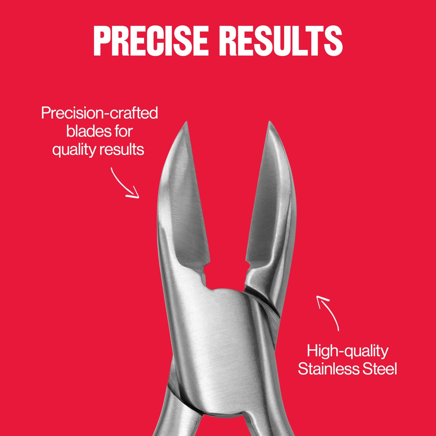 Revlon No-Ricochet Nail Nipper, Mess-Free Cuticle Remover Tool with Magnetic Shield for No Fly-Away Clippings, Made with Stainless Steel and Precision Beauty & Personal Care REVLON
