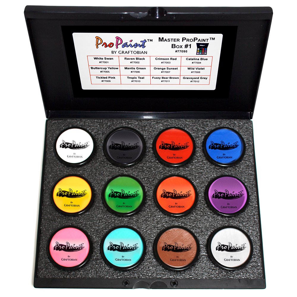 Graftobian ProPaint - 12 Color Master Kit #1
