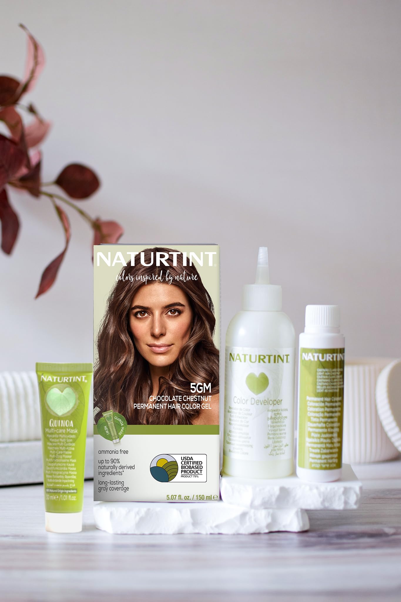 Naturtint 5GM Chocolate Chestnut Permanent Hair Color (Pack of 1), Ammonia Free, Vegan, Cruelty Free, up to 100% Gray Coverage, Long Lasting Results Beauty & Personal Care Naturtint