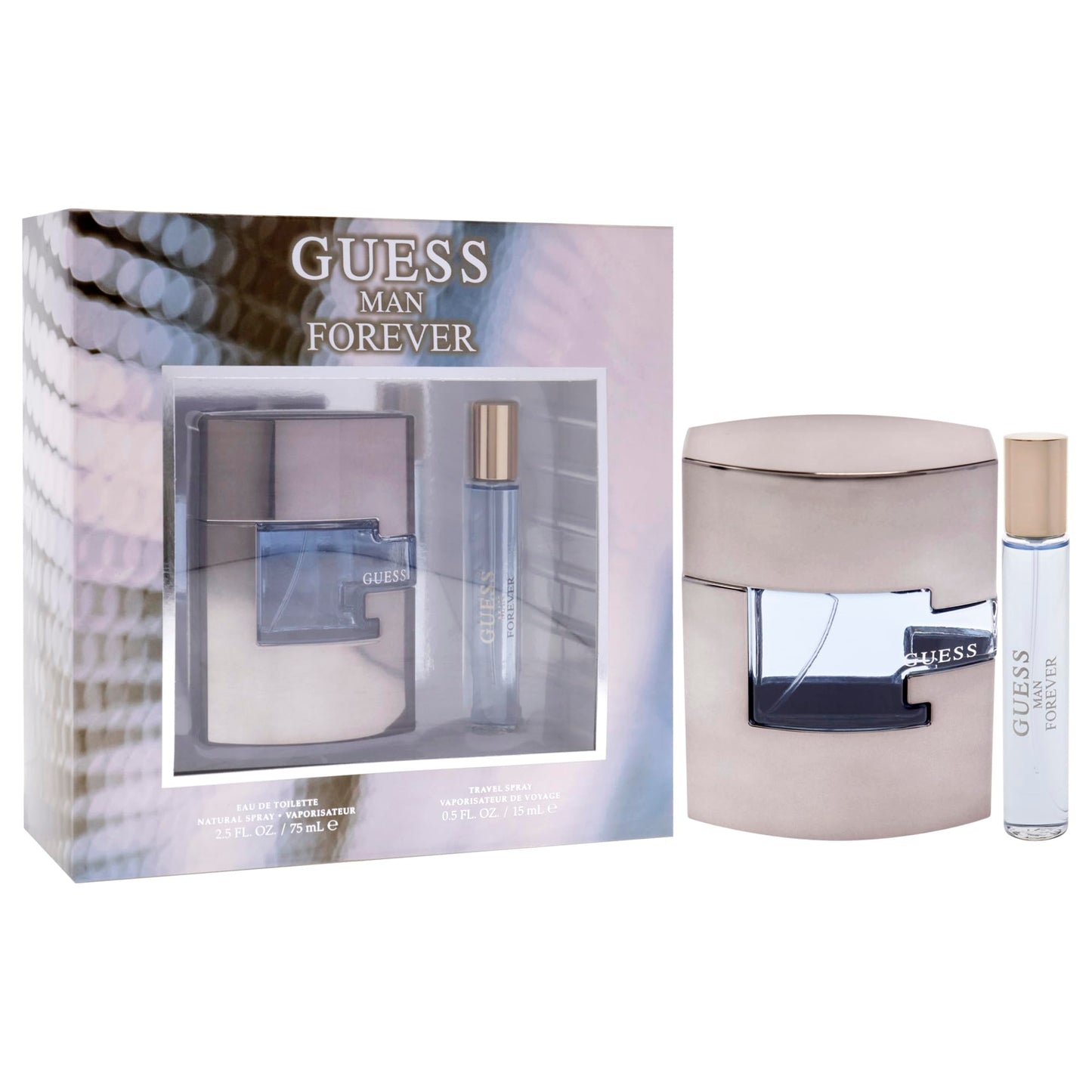 Guess Forever by Guess for Men - 2 Pc Gift Set 2.5oz EDT Spray, 0.5oz EDT Spray Beauty & Personal Care GUESS