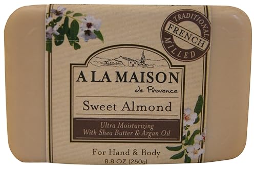 A LA MAISON BAR SOAP,SWEET ALMOND, 8.8 OZ Beauty & Personal Care A LA MAISON