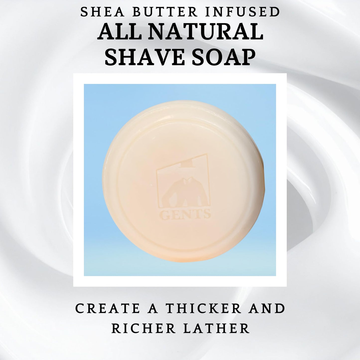 G.B.S Men's Shaving Soap 97 Percent All Natural Enriched with Shea Butter and Glycerin, 3-Ounce, Each Pack of 3 Beauty and Personal Care G.B.S