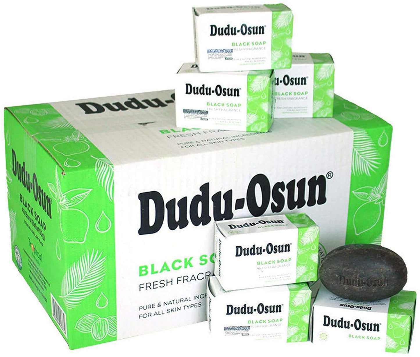 Tropical Naturals Dudu Osun African Black Soap, Original, 48 Count Beauty & Personal Care Tropical Naturals