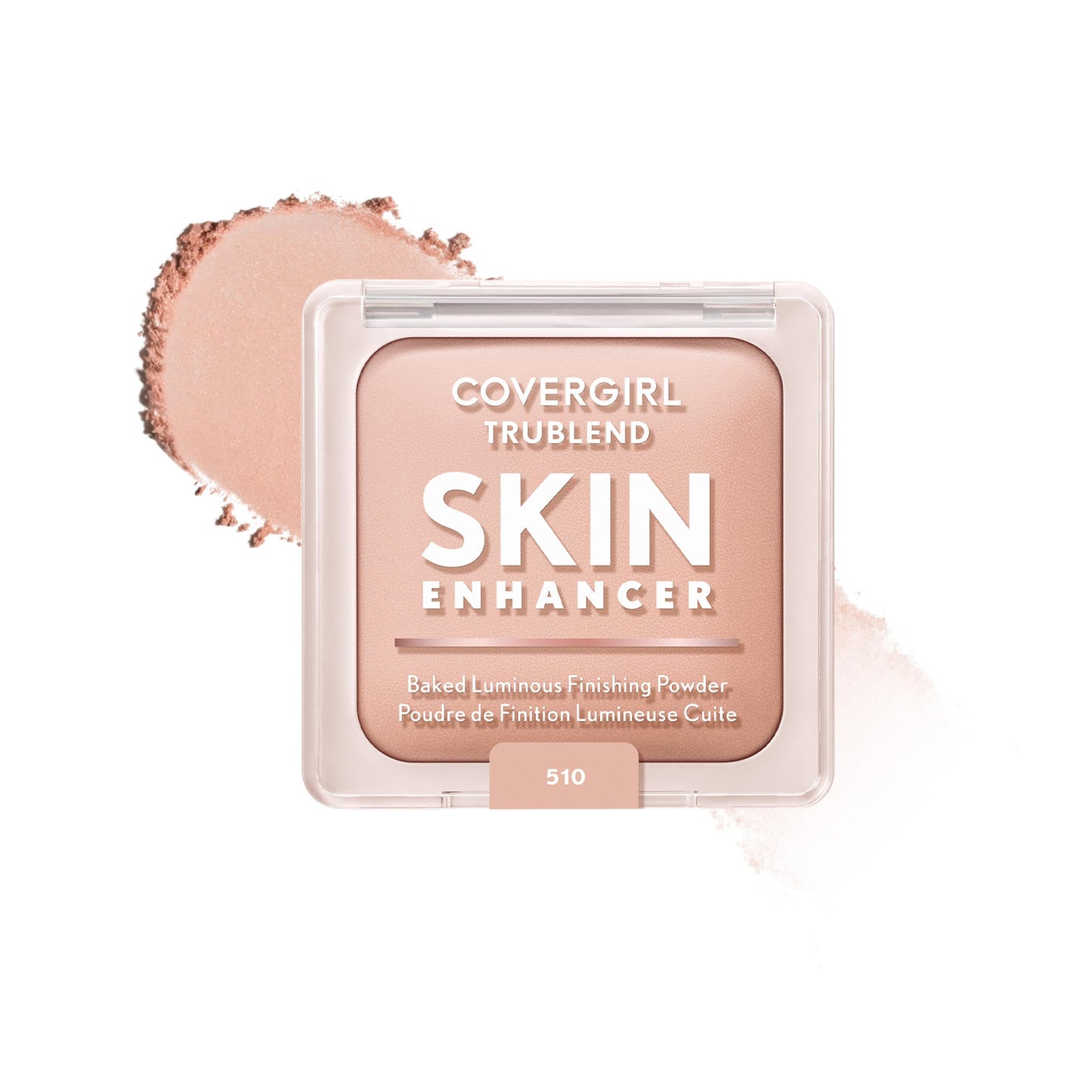 COVERGIRL TruBlend Skin Enhancer Baked Luminous Finishing Face Powder, with Hyaluronic Acid and White Rose Extract, Sheer & Buildable - 510 Beauty and Personal Care COVERGIRL Default Title