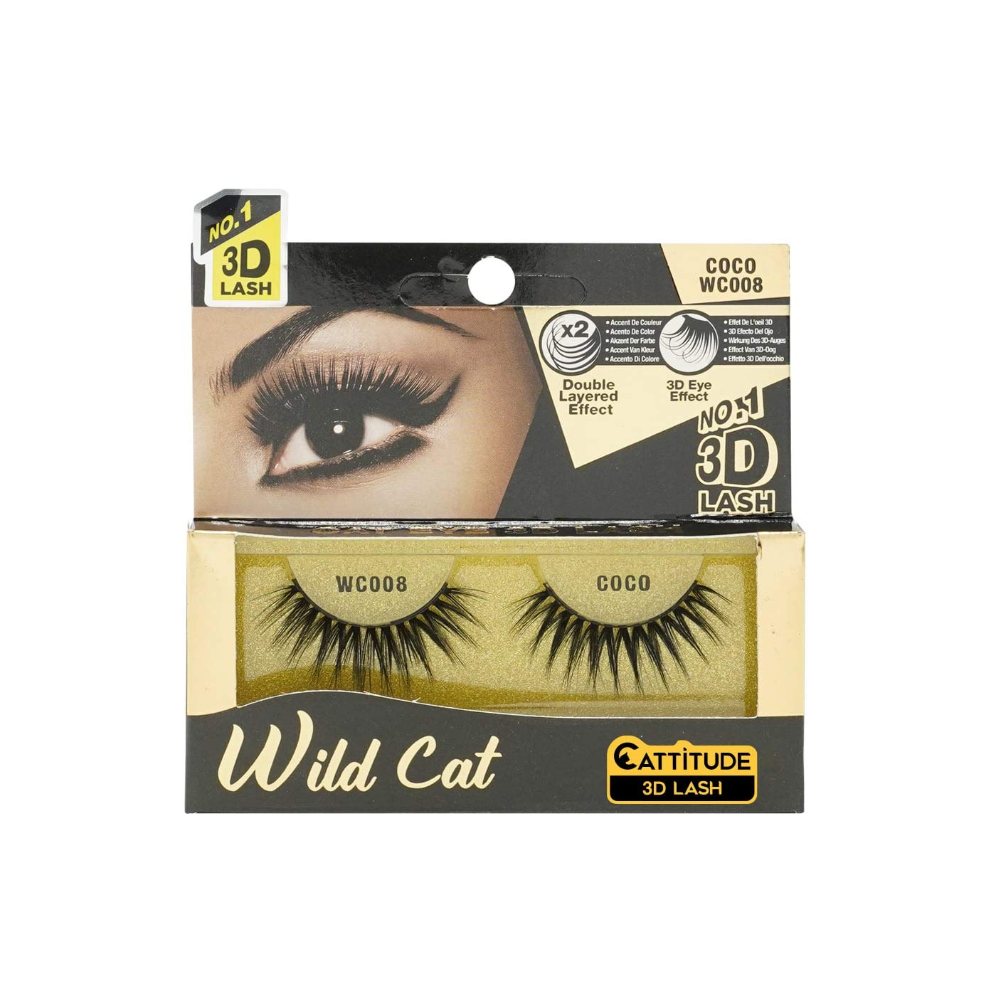 Coco - Wild Cat 3D Lashes Beauty & Personal Care EBIN NEW YORK
