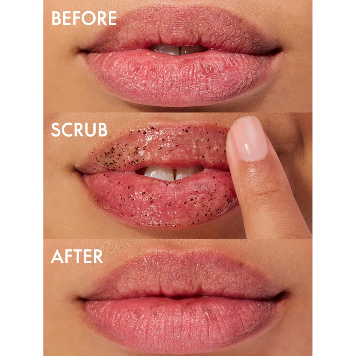 Lanolips Lip Scrub - Natural Lip Exfoliator Made with Lanolin, Vitamin E & Finely Ground Coconut Shells - Gentle Sugar Scrub for Healthy, Soft Lips Beauty and Personal Care Lanolips