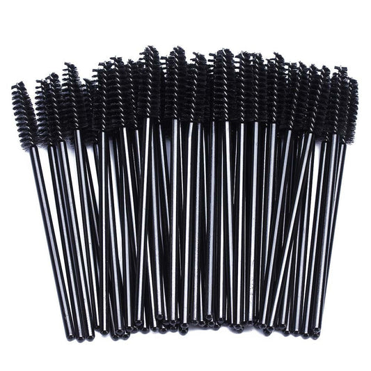 BTYMS 100 Pcs Disposable Eyelash Spoolies Brush Mascara Applicator Lash Wand Lashes Brush Eyebrow Spooly for Extension Beauty & Personal Care BTYMS