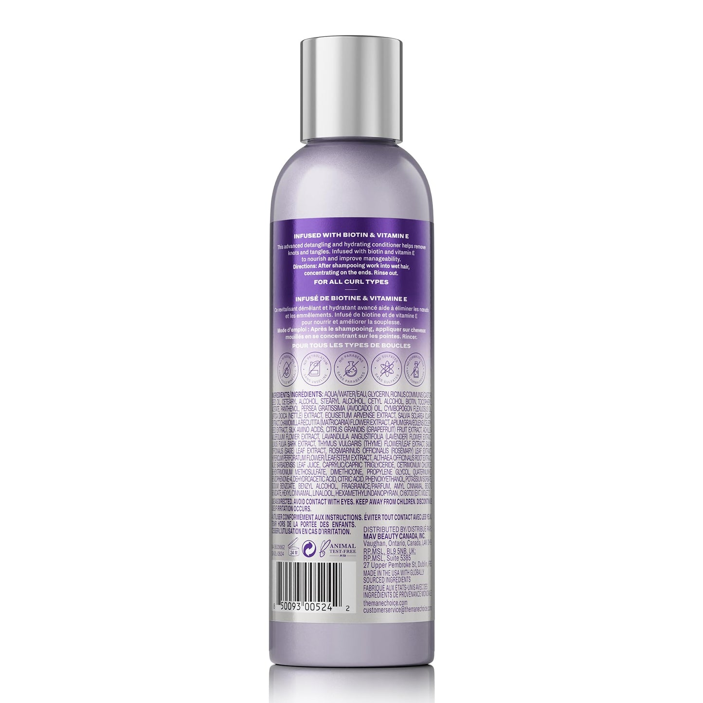 The Mane Choice The Alpha Easy On The Curls Hydration Curly Hair Conditioner, Nourishing Detangling Conditioner Enriched with Biotin & Vitamin E Beauty & Personal Care The Mane Choice