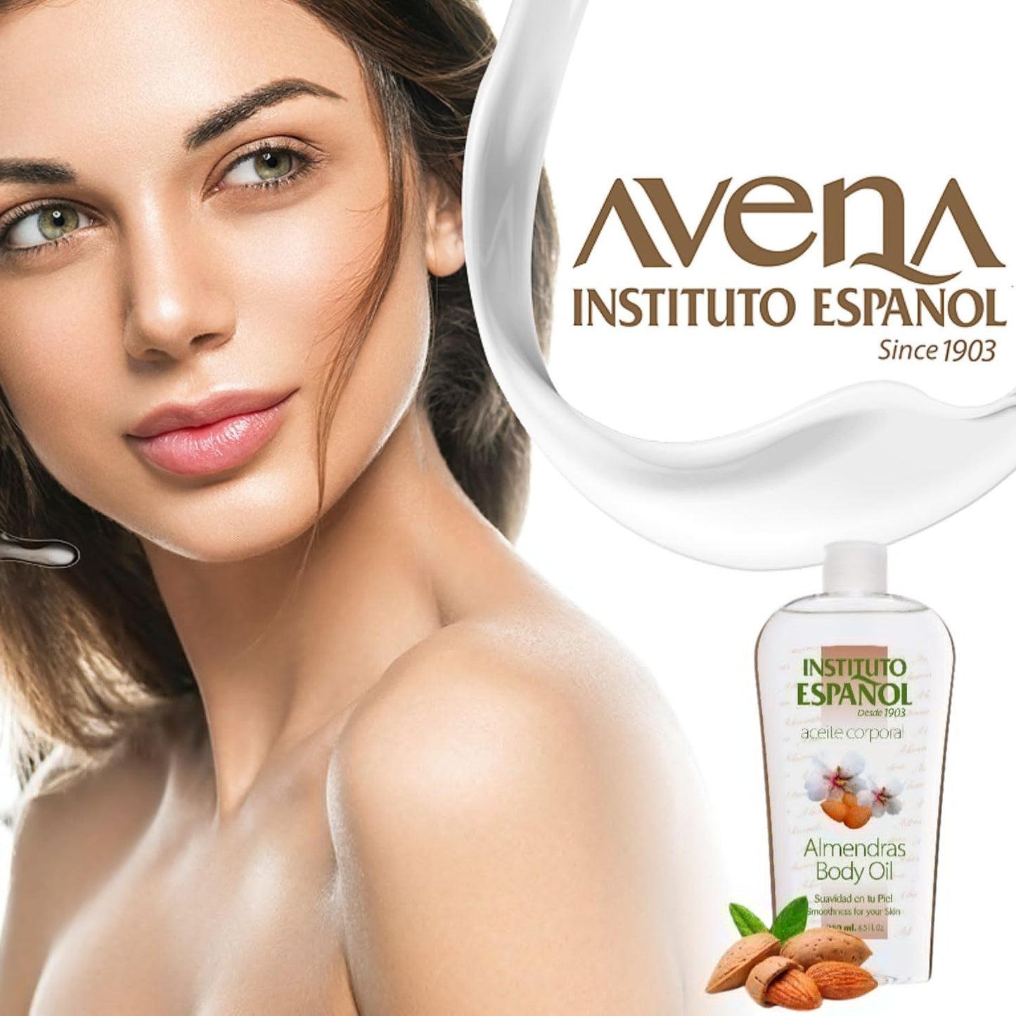 Instituto Español Almond Body Oil, Smoothness for your Skin, 2-Pack Of 8.5 FL Oz each, 2 Bottles Beauty & Personal Care Instituto Español